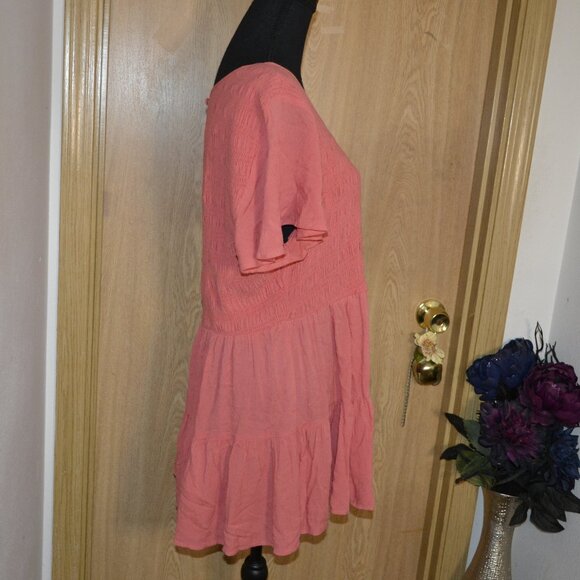 Torrid Pink Short Sleeve BabyDoll Top - Picture 7 of 9